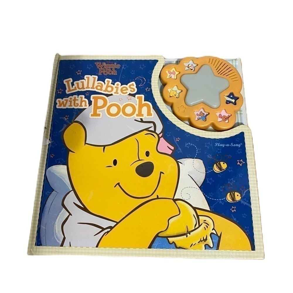 Disney Winnie the Pooh Lullabies Musical Book W/ Nightlight Hardcover Kids